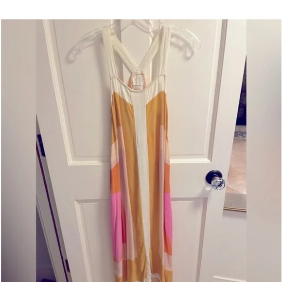 O'Neill Miranda Geometric Print Midi Dress XS - Picture 2 of 7